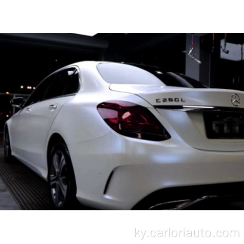 Pearl White Blue Car ороп винил